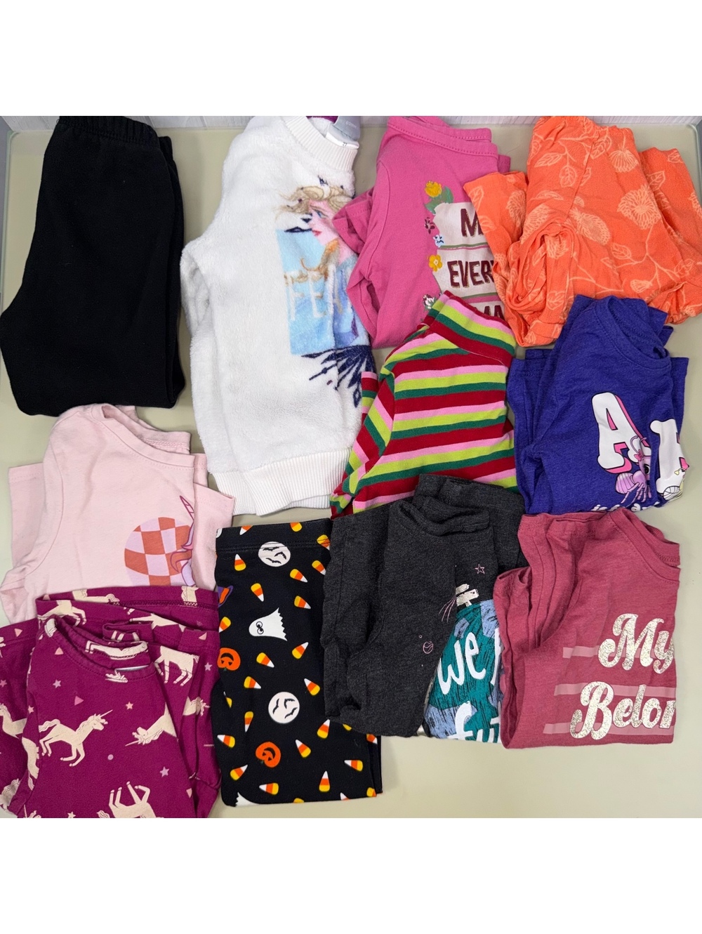 Girls 2T Clothing Lot Cat & Jack Disney Bonnie Jean 11 Pc
